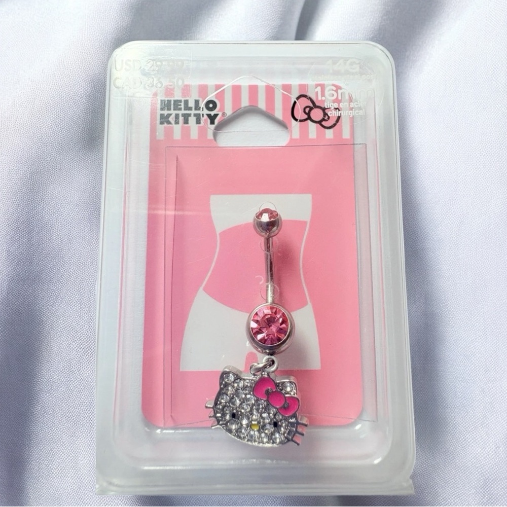 Hello Kitty NWT belly button ring 14G